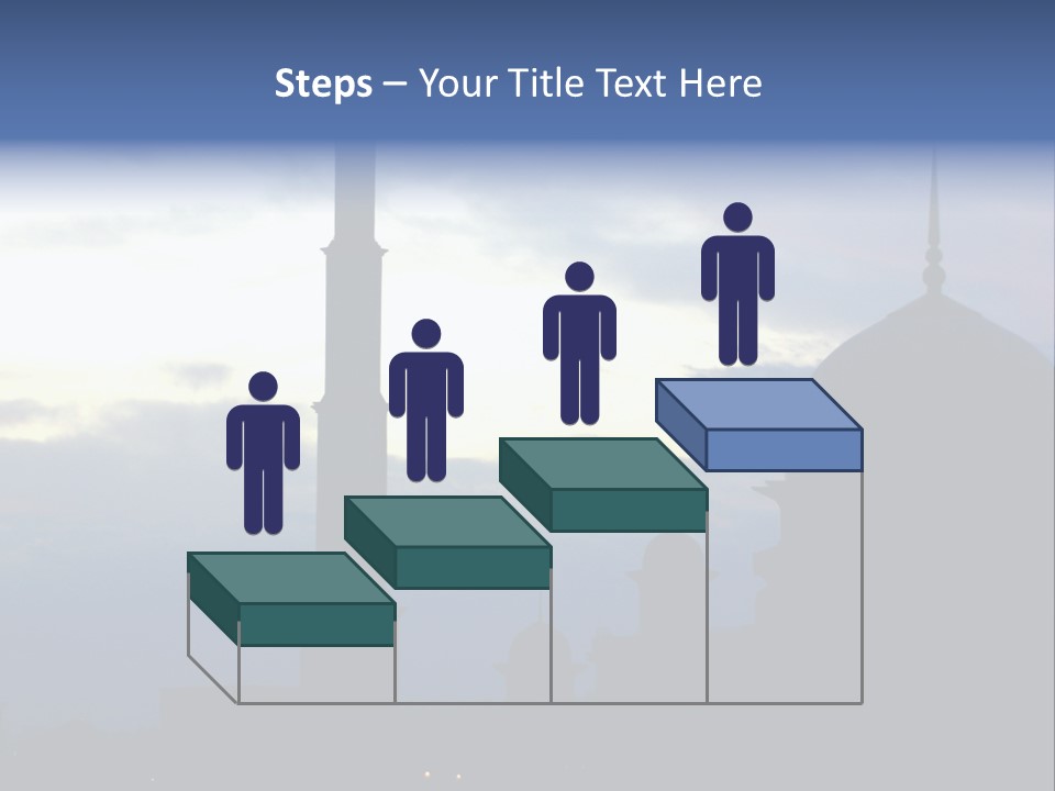 A Silhouette Of A Building With A Sky In The Background PowerPoint Template