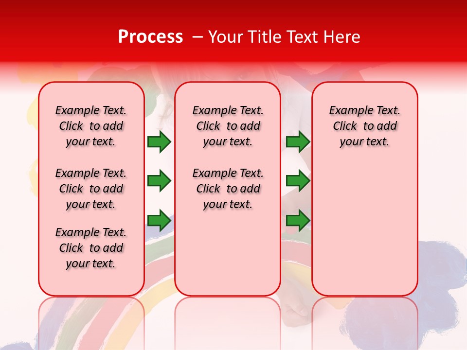 A Cute Young Girl Painting A Picture PowerPoint Template