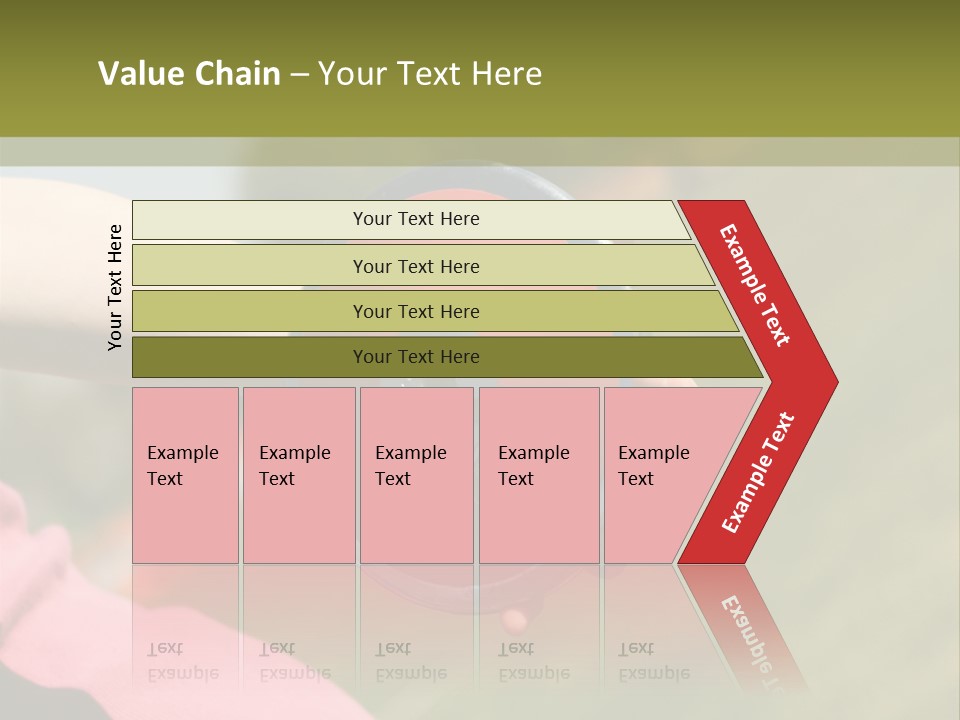 Discus In Hand With Athletic Field In Background PowerPoint Template