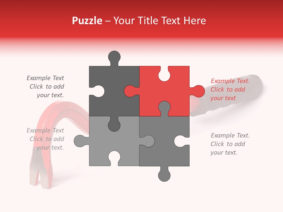 Crowbar On White Background, Focus On Nearest End PowerPoint Template