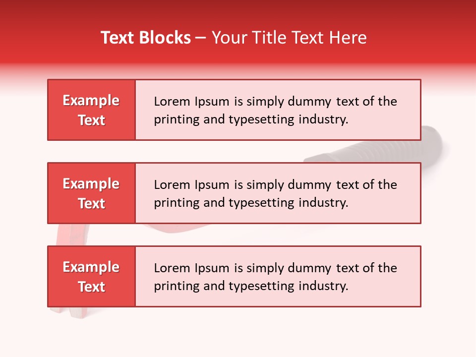 Crowbar On White Background, Focus On Nearest End PowerPoint Template