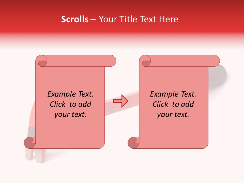 Crowbar On White Background, Focus On Nearest End PowerPoint Template