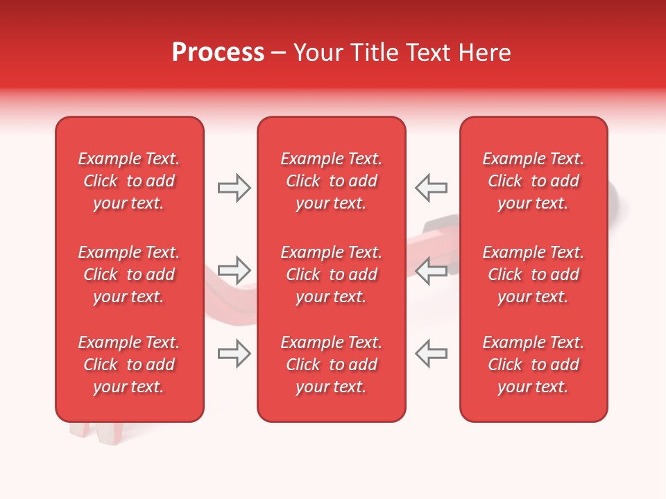 Crowbar On White Background, Focus On Nearest End PowerPoint Template