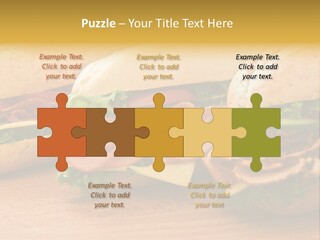 Three Fresh Sandwiches - Turkey Breast, Ham & Swiss And Salami On A Cutting Board. Focus On The Ham Sandwich PowerPoint Template