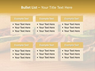 Three Fresh Sandwiches - Turkey Breast, Ham & Swiss And Salami On A Cutting Board. Focus On The Ham Sandwich PowerPoint Template