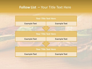 Three Fresh Sandwiches - Turkey Breast, Ham & Swiss And Salami On A Cutting Board. Focus On The Ham Sandwich PowerPoint Template