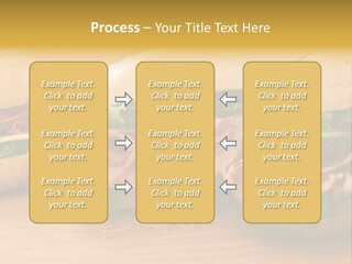 Three Fresh Sandwiches - Turkey Breast, Ham & Swiss And Salami On A Cutting Board. Focus On The Ham Sandwich PowerPoint Template