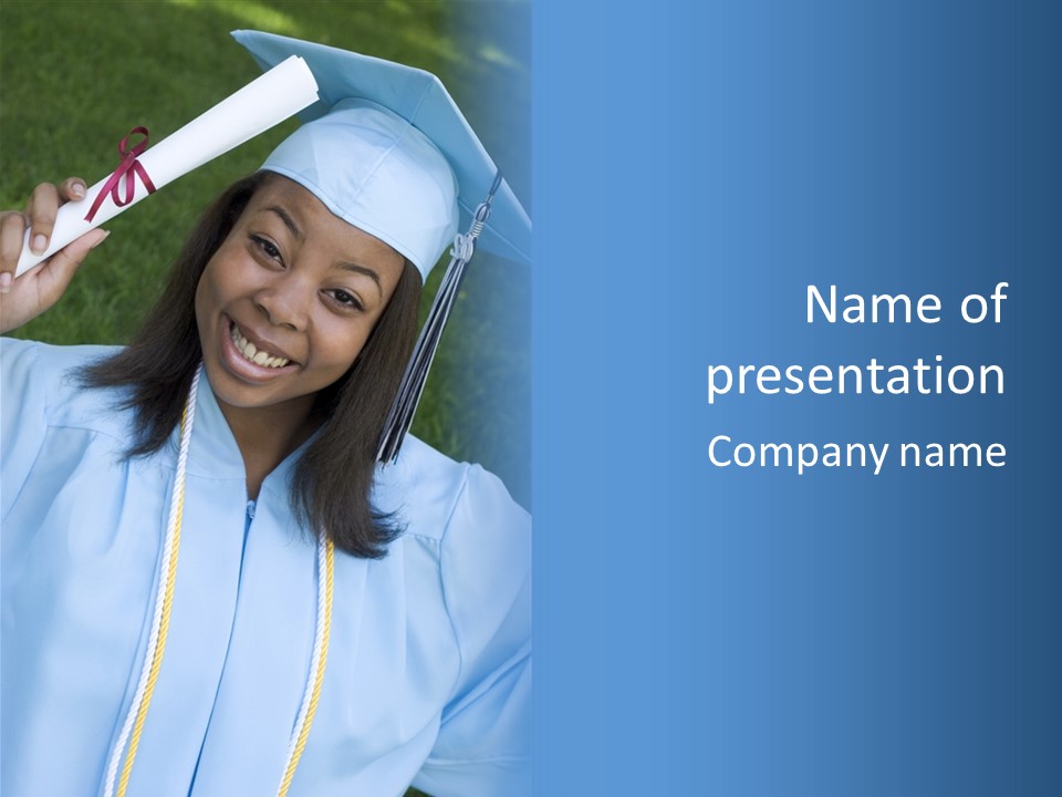 Excited Graduate PowerPoint Template