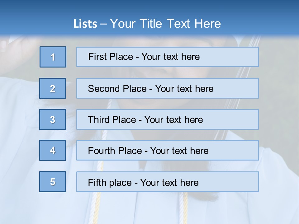 Excited Graduate PowerPoint Template