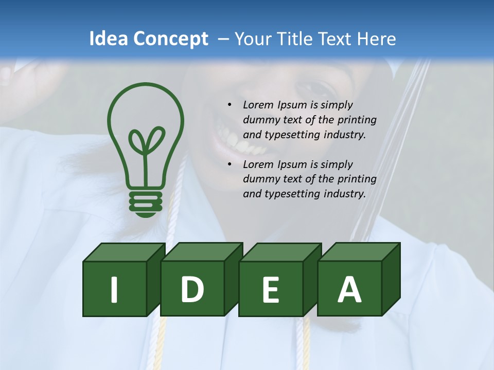 Excited Graduate PowerPoint Template