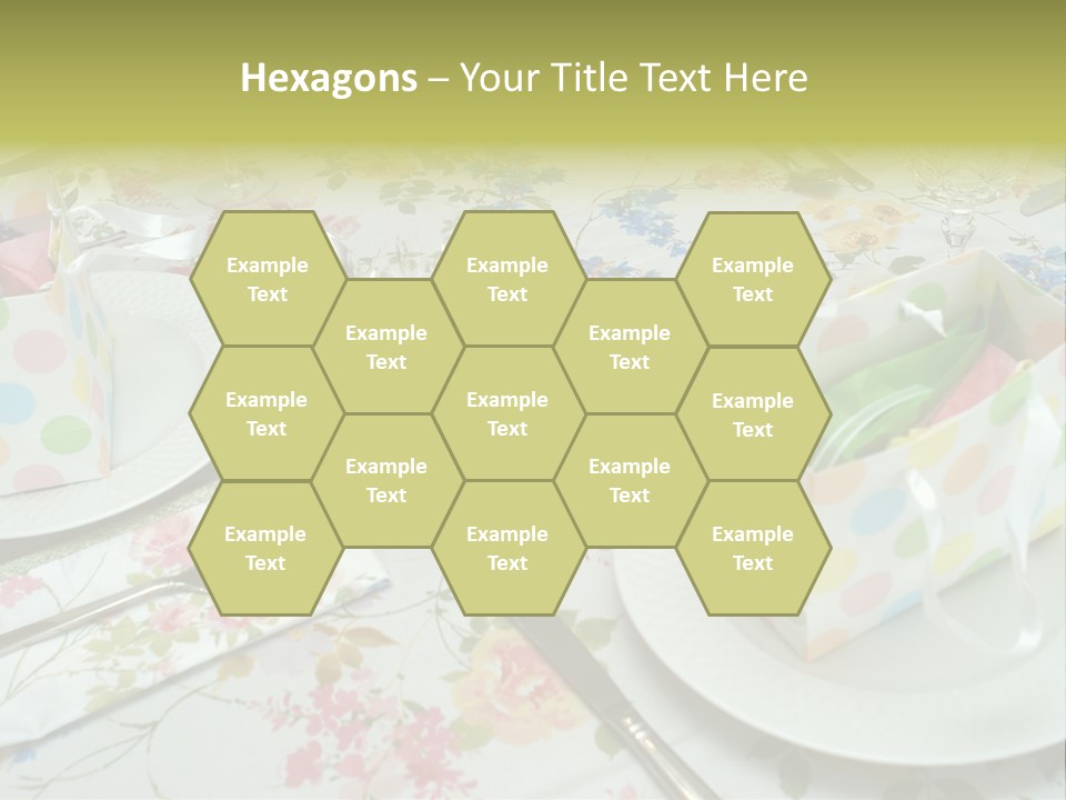 Party Place Setting PowerPoint Template