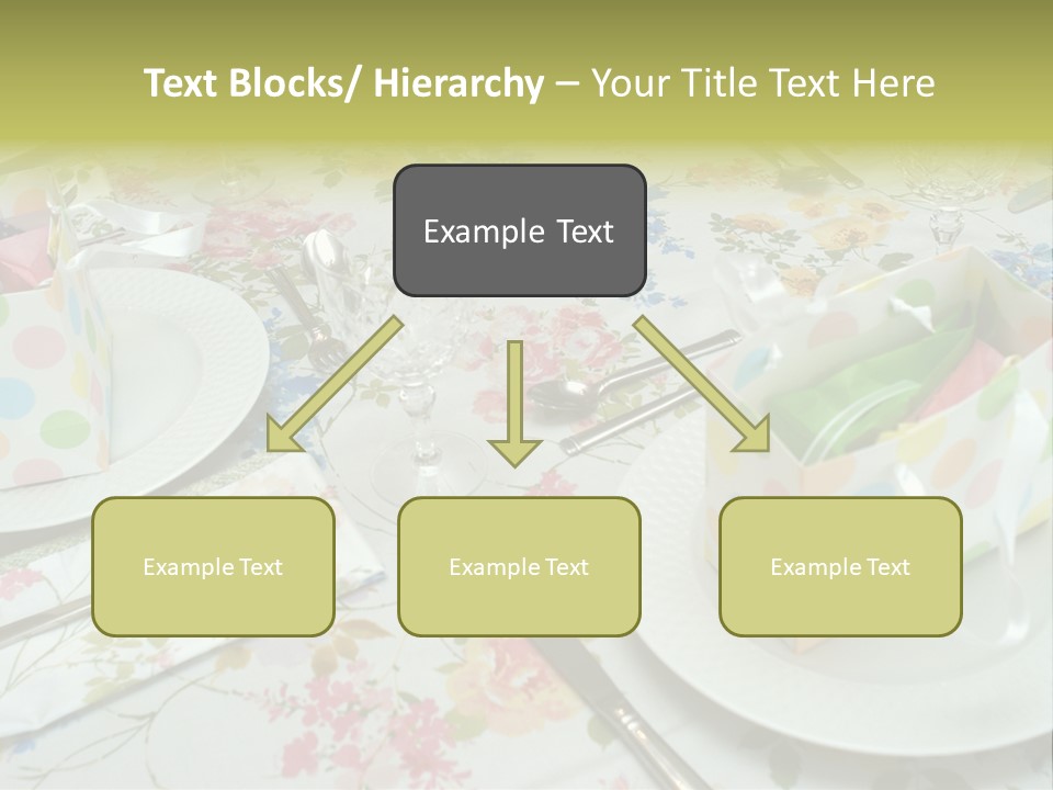 Party Place Setting PowerPoint Template