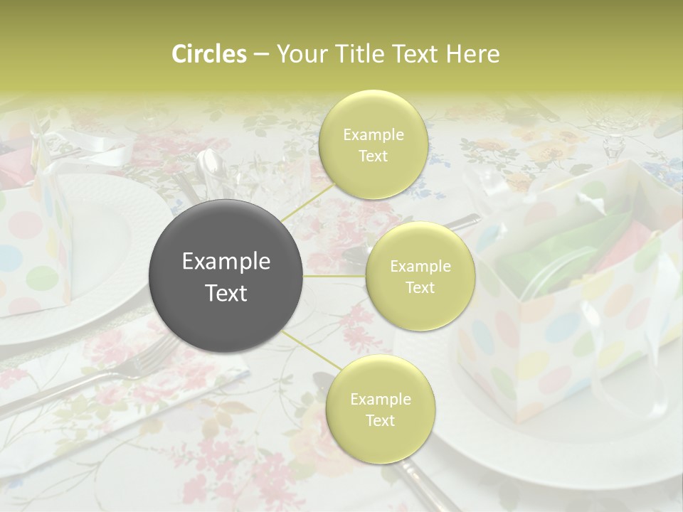 Party Place Setting PowerPoint Template