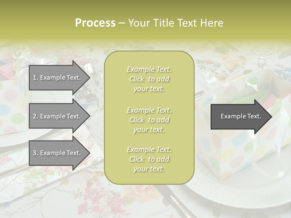 Party Place Setting PowerPoint Template