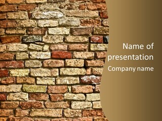 Old Wall 2 PowerPoint Template