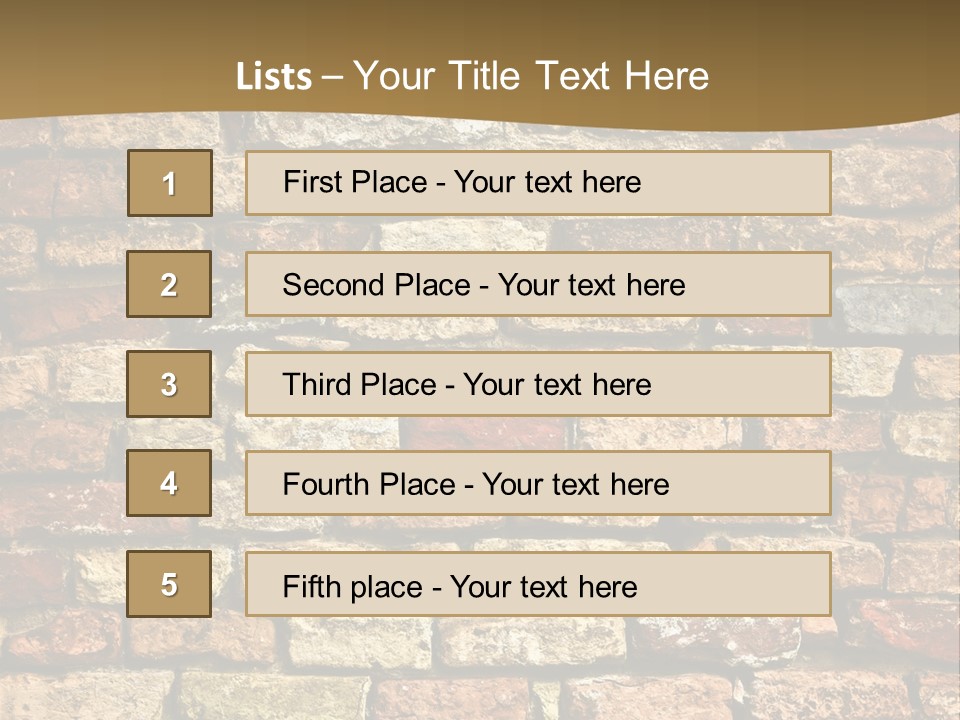 Old Wall 2 PowerPoint Template