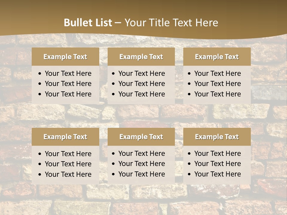 Old Wall 2 PowerPoint Template