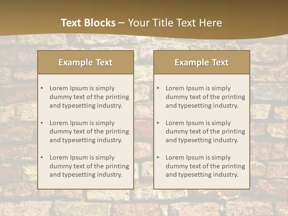 Old Wall 2 PowerPoint Template