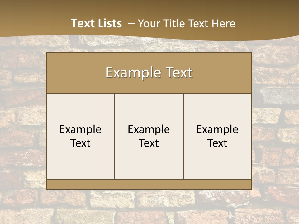 Old Wall 2 PowerPoint Template