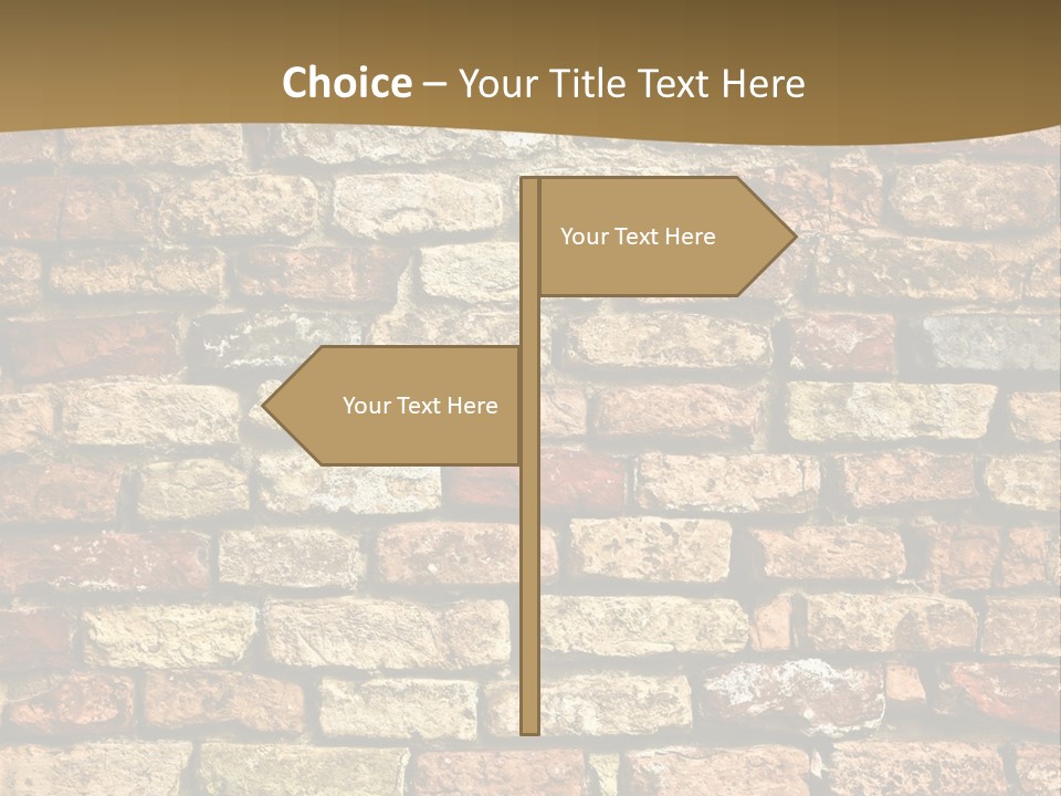 Old Wall 2 PowerPoint Template