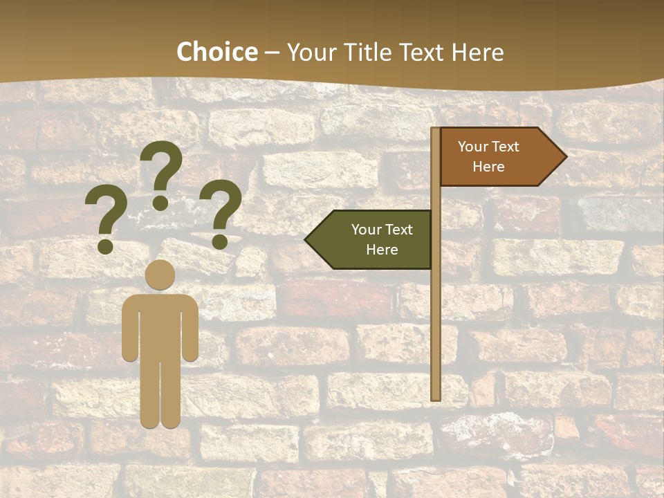 Old Wall 2 PowerPoint Template