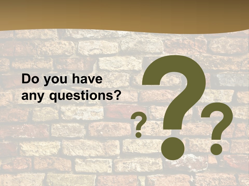 Old Wall 2 PowerPoint Template