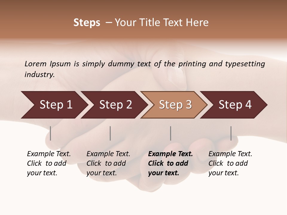 Handshake PowerPoint Template