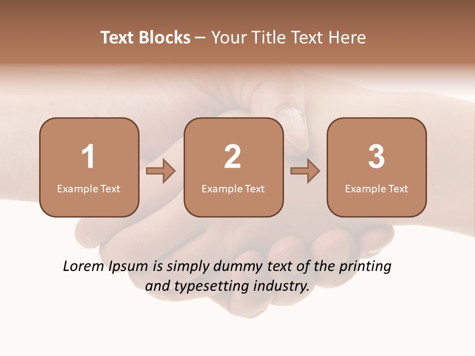 Handshake PowerPoint Template