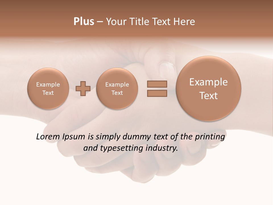 Handshake PowerPoint Template