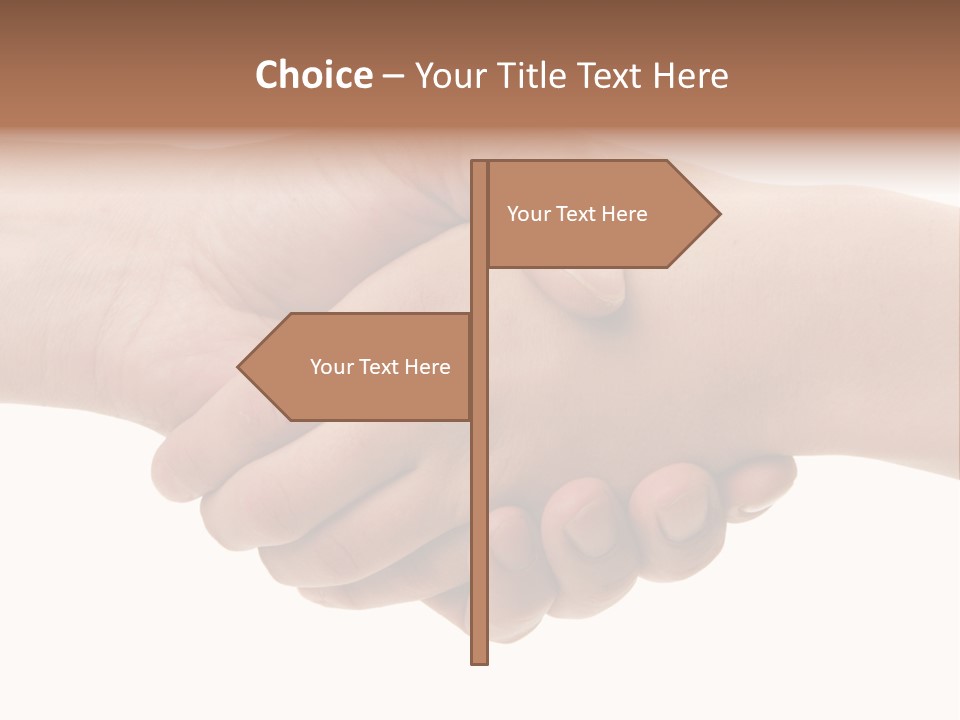 Handshake PowerPoint Template