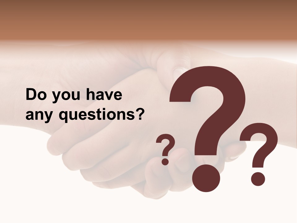 Handshake PowerPoint Template