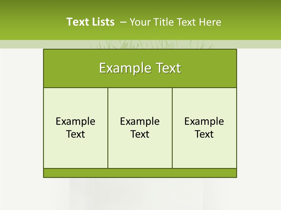 Environment Concept - Green Grass In White Paper Bag PowerPoint Template