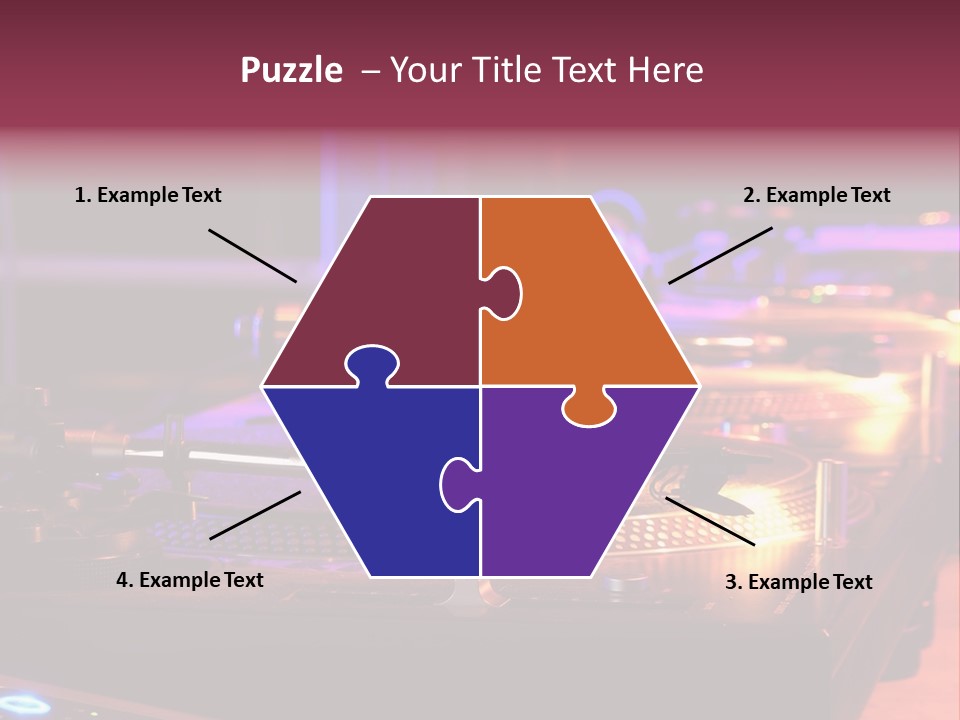 Dj's Music Equipment PowerPoint Template
