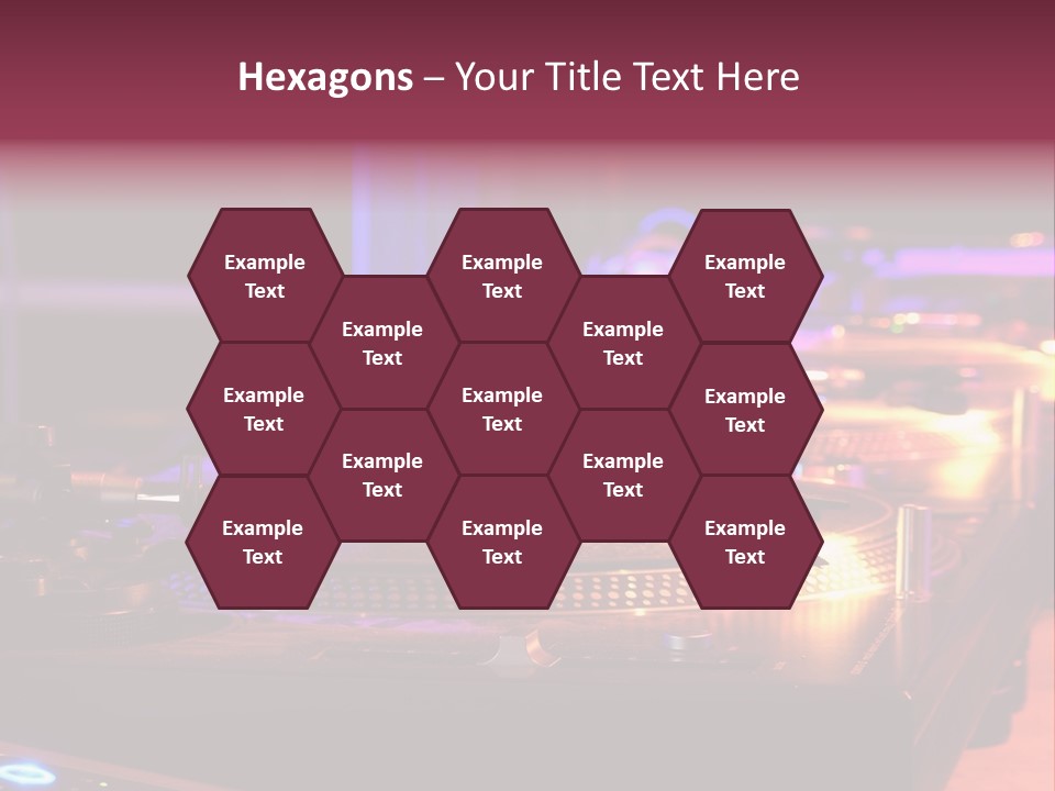 Dj's Music Equipment PowerPoint Template