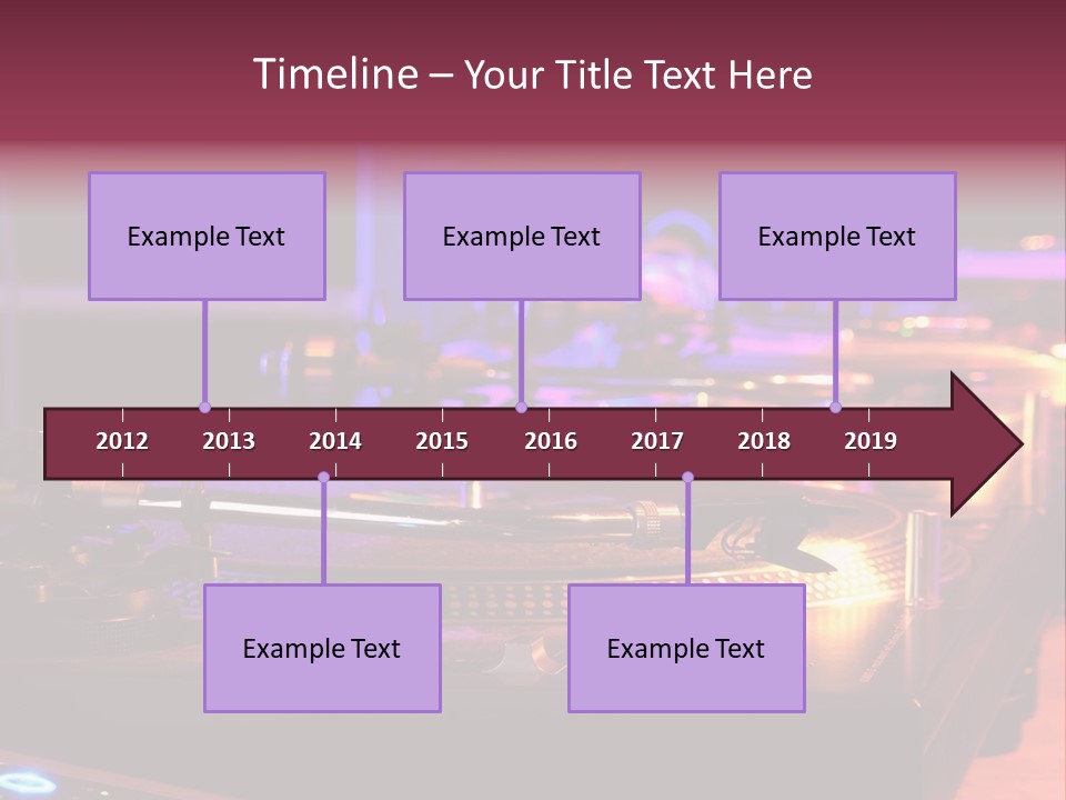 Dj's Music Equipment PowerPoint Template