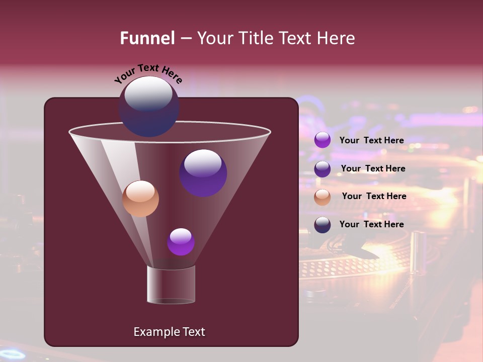 Dj's Music Equipment PowerPoint Template
