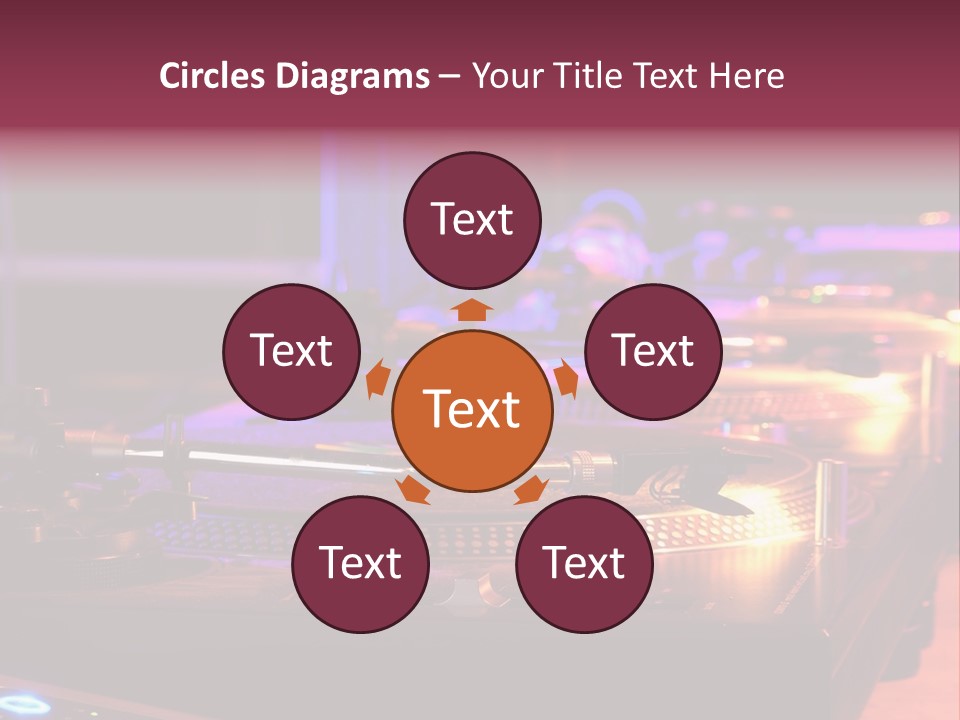Dj's Music Equipment PowerPoint Template