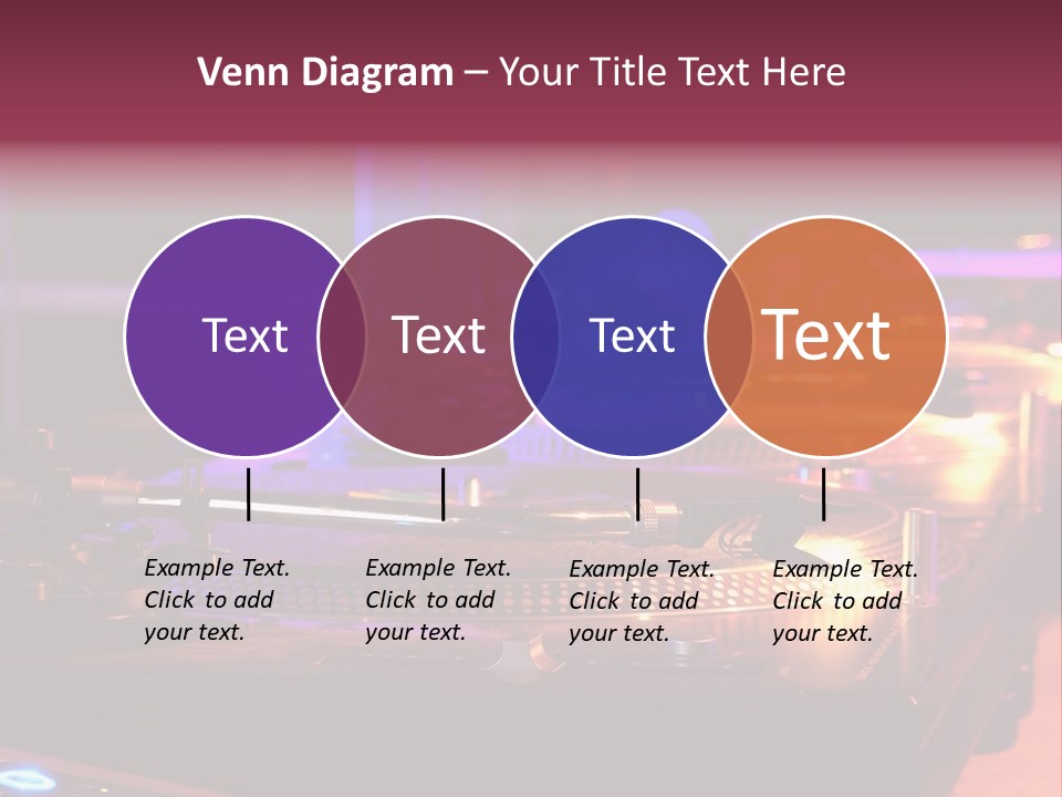 Dj's Music Equipment PowerPoint Template