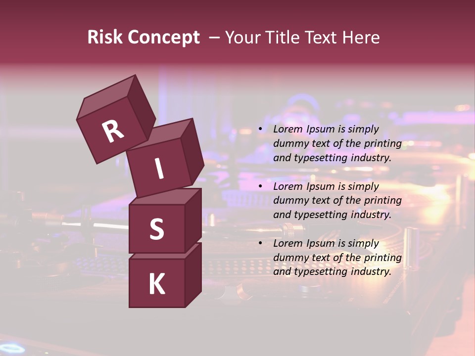 Dj's Music Equipment PowerPoint Template