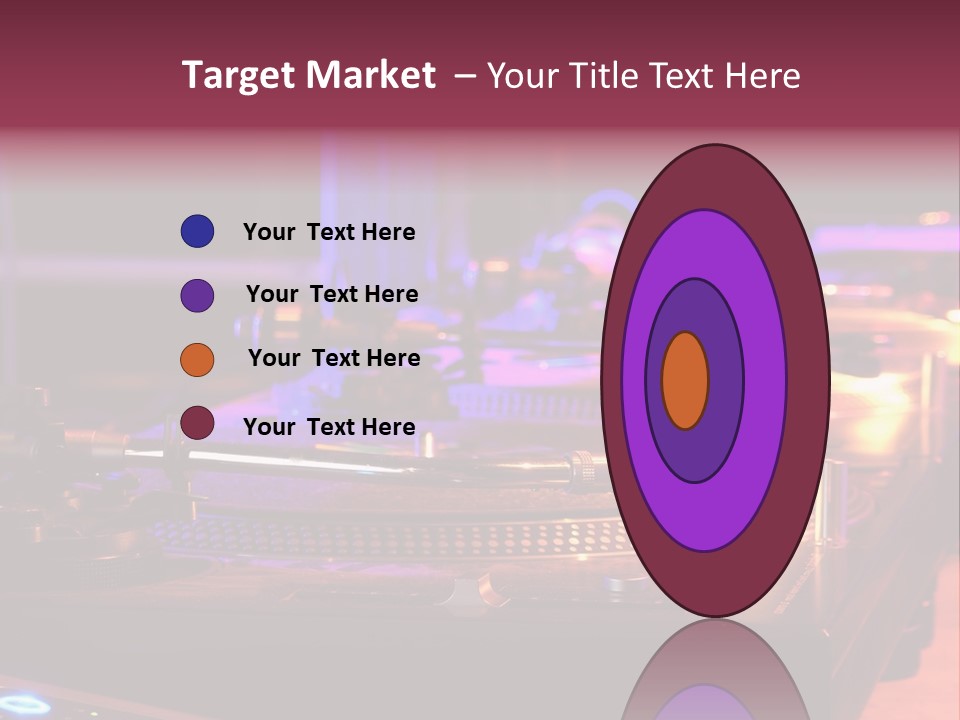 Dj's Music Equipment PowerPoint Template