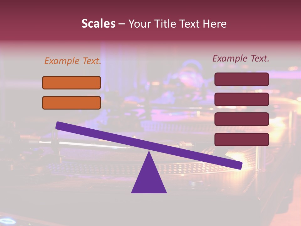 Dj's Music Equipment PowerPoint Template
