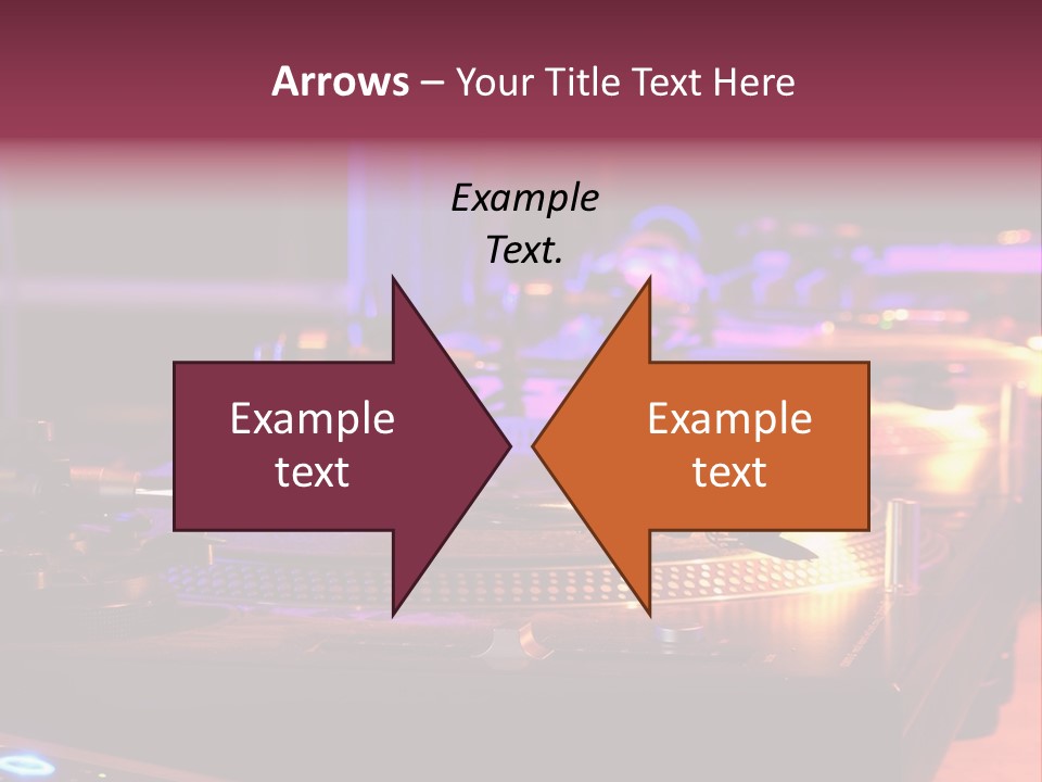 Dj's Music Equipment PowerPoint Template