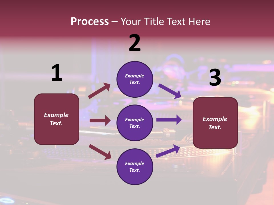 Dj's Music Equipment PowerPoint Template