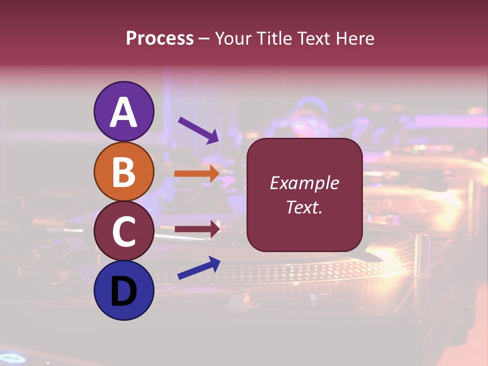 Dj's Music Equipment PowerPoint Template
