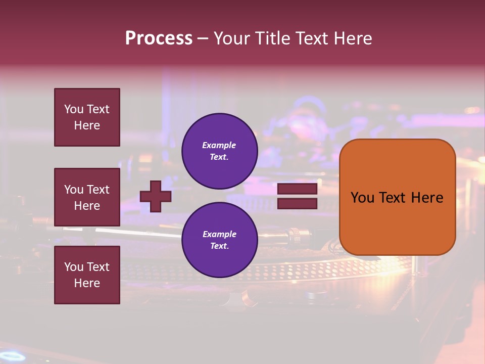 Dj's Music Equipment PowerPoint Template