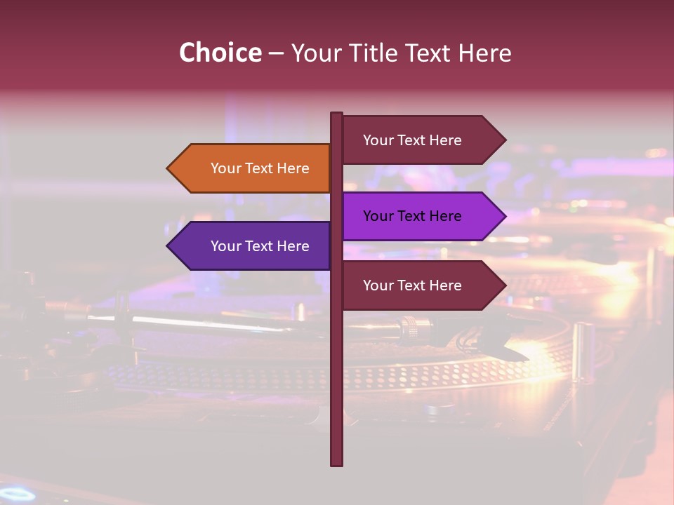 Dj's Music Equipment PowerPoint Template