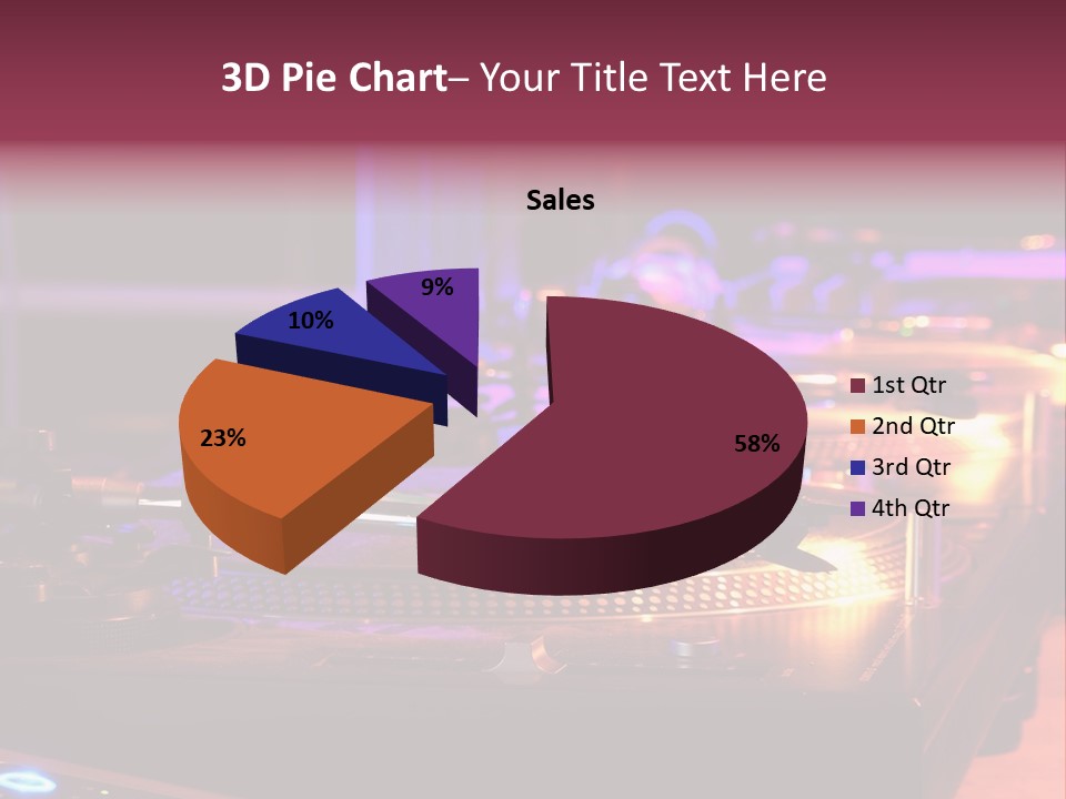 Dj's Music Equipment PowerPoint Template