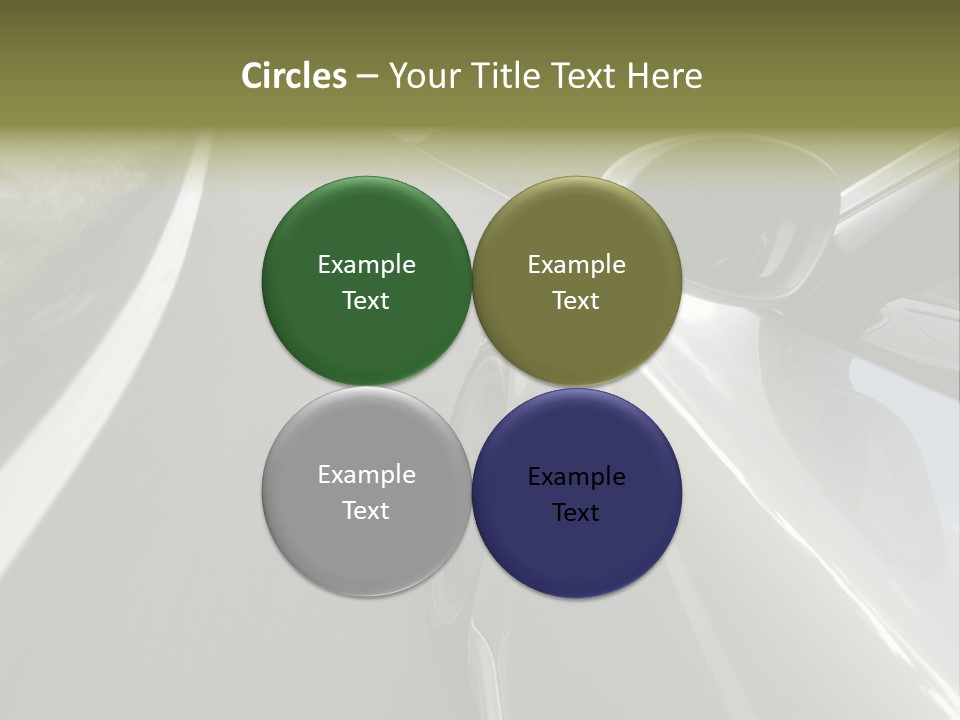 The New 997 Porsche Turbo PowerPoint Template