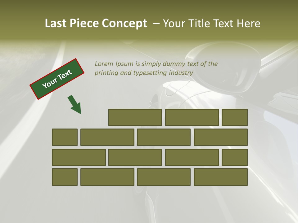 The New 997 Porsche Turbo PowerPoint Template