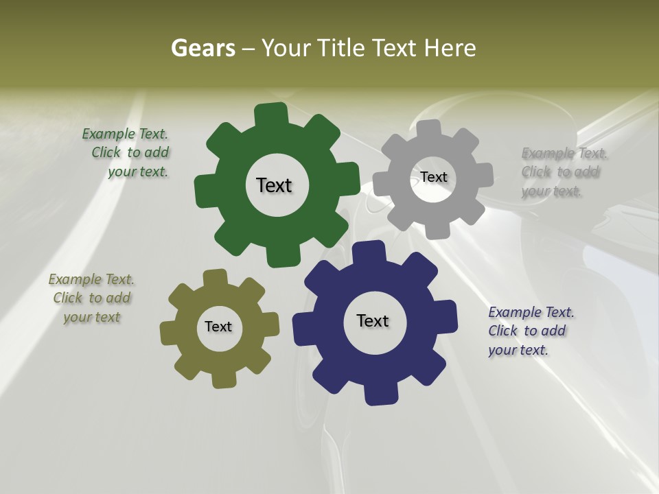 The New 997 Porsche Turbo PowerPoint Template